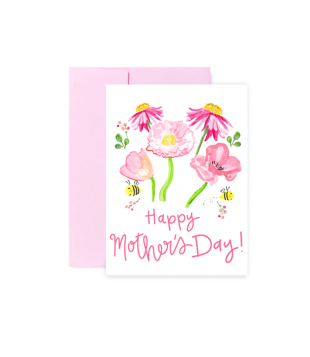 Mother's Day Card Floral Design