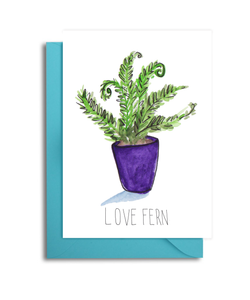 Love Fern Card