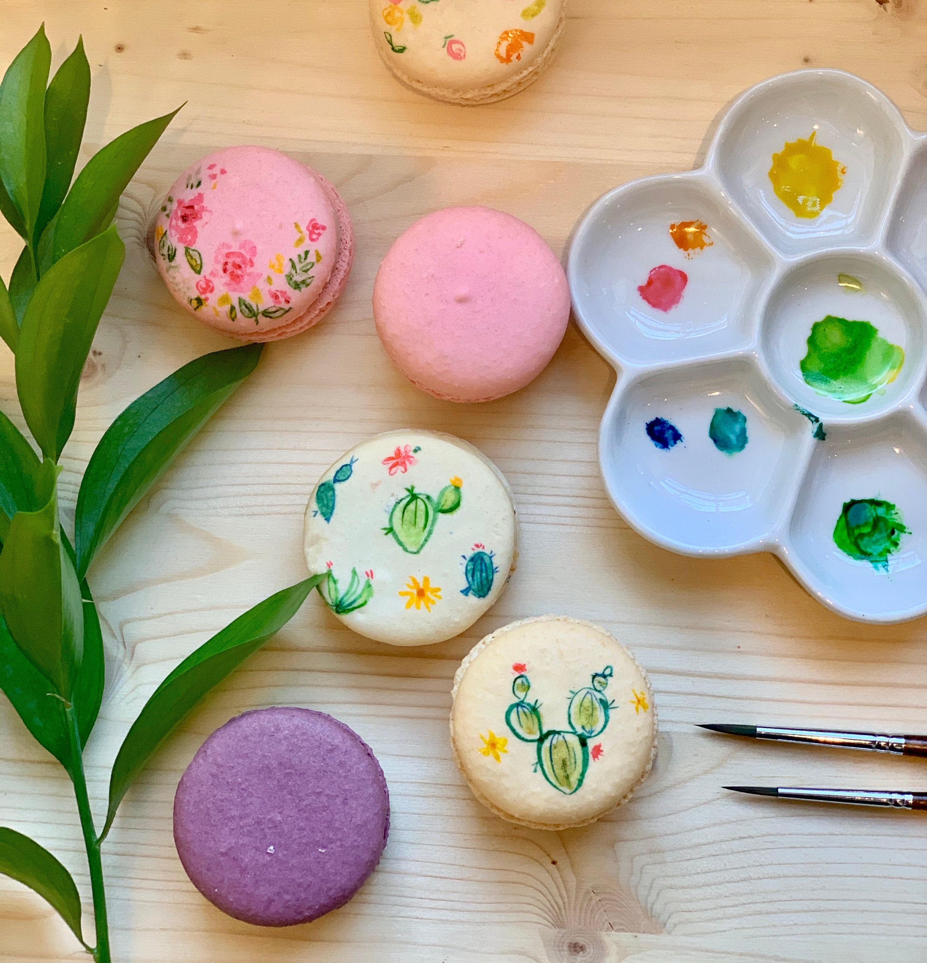 Learn to paint macarons