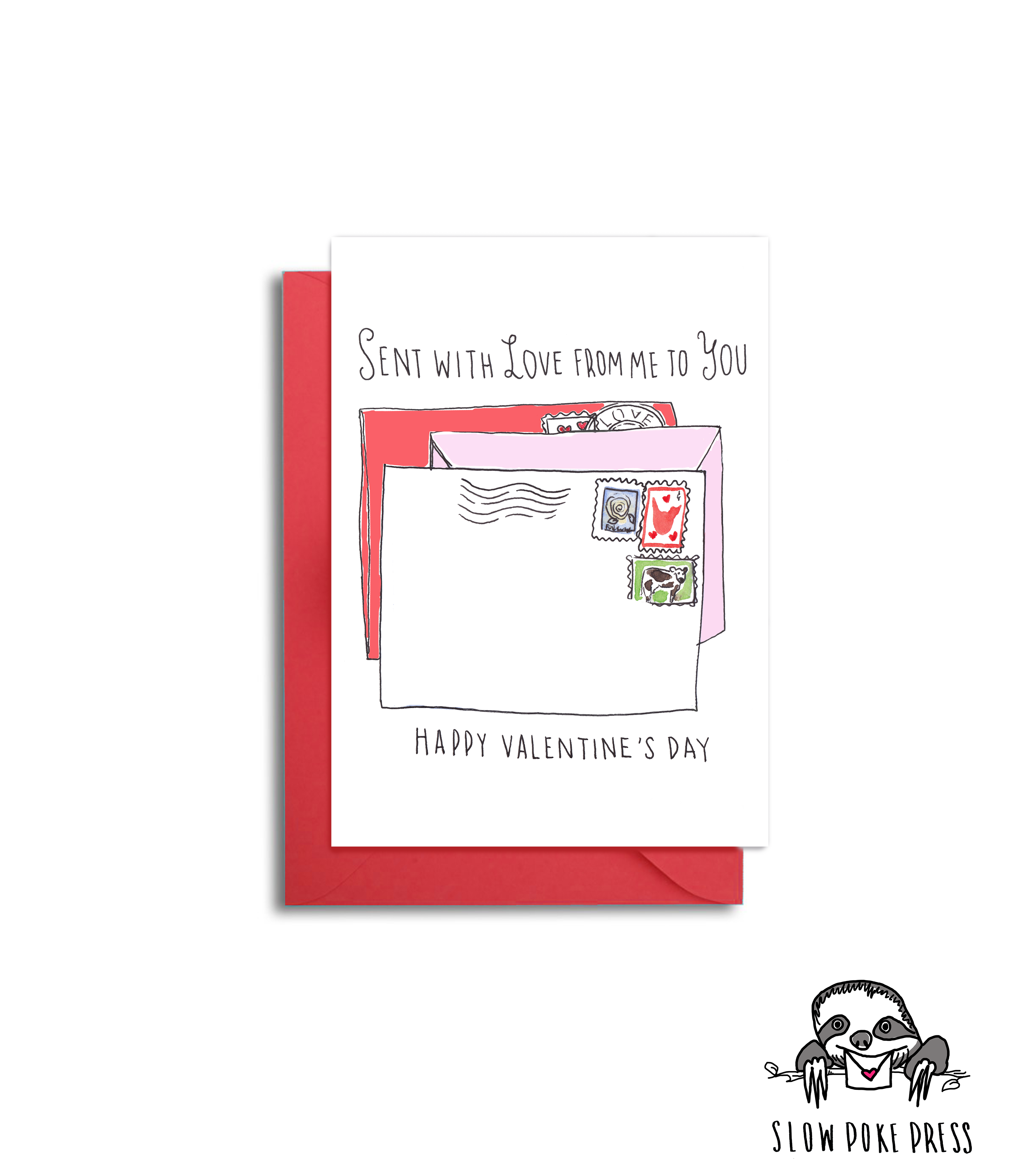 Love Letters Valentine Card