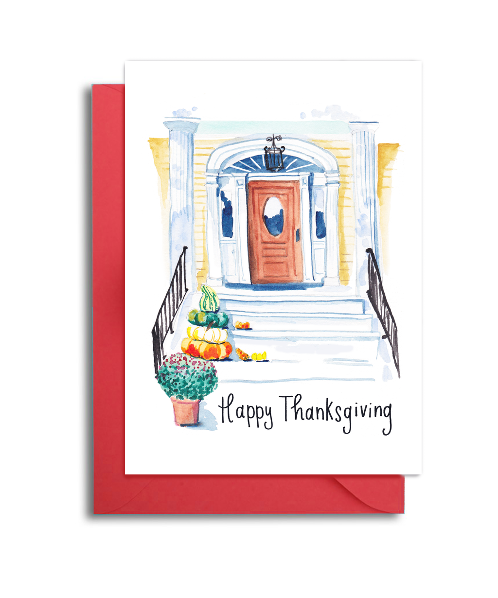 Happy Thanksgiving Charleston Front Door