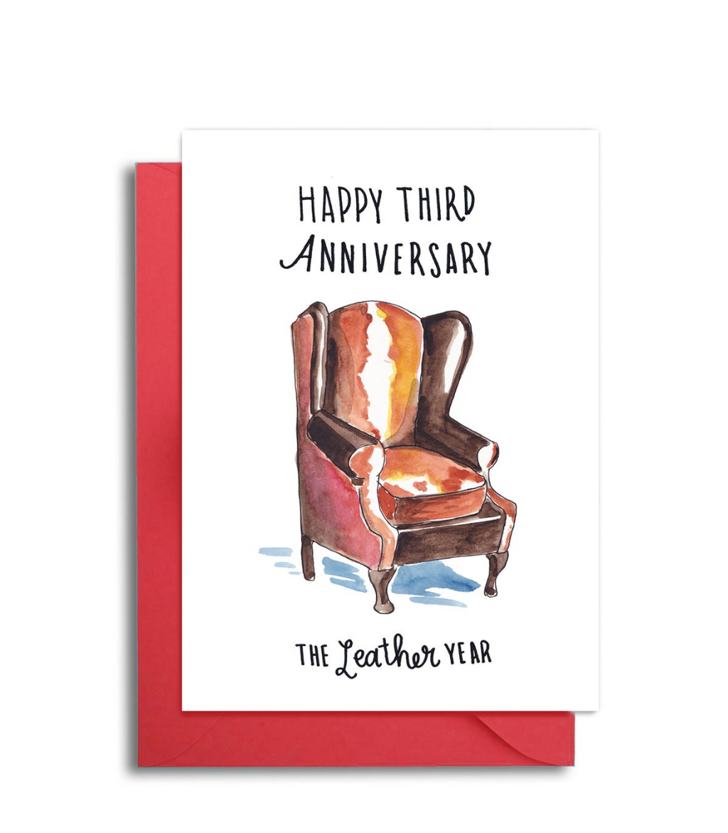 Third Wedding Anniversary - The Leather Year