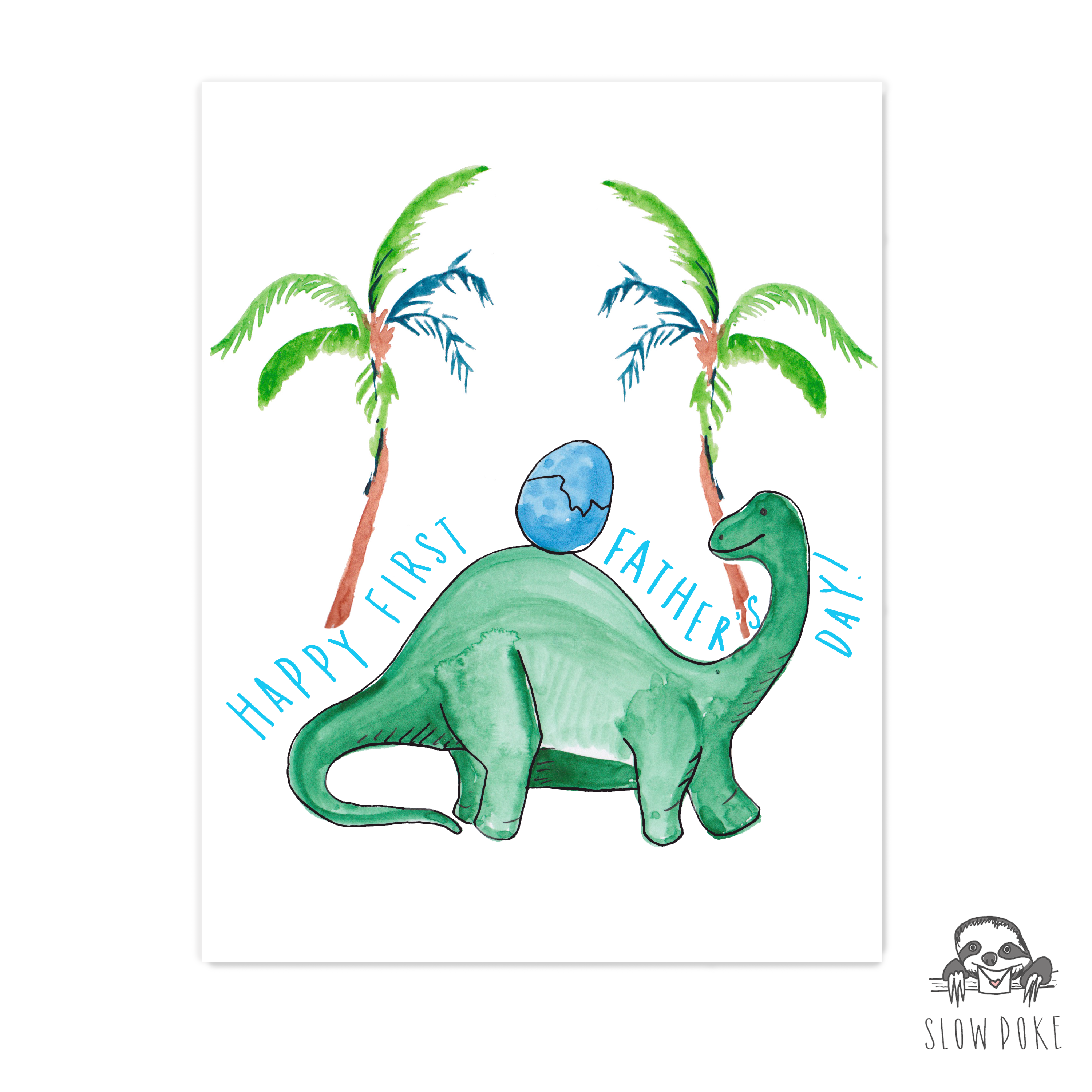 Dinosaur Father's Day Card