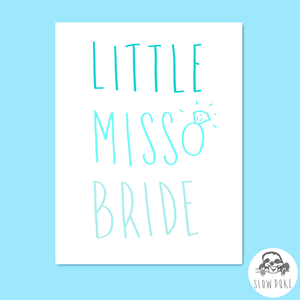 Little Miss Bride Card