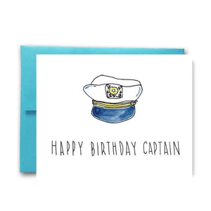 Happy Birthday Captain Card