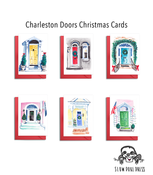 Charleston Doors Christmas Cards