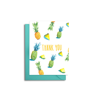 Pineapple Thank You Note Card Set